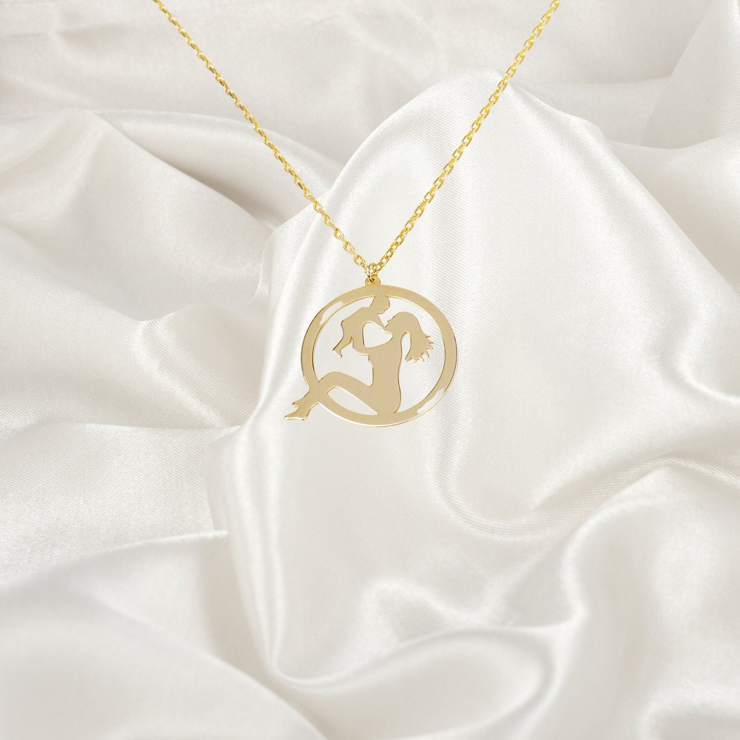 Mother And Baby Necklace, Mom And Child Necklace, Baby Necklace, New Mother Necklace Gift, Newly Mom Gift, baby birth necklace, mom jewelry