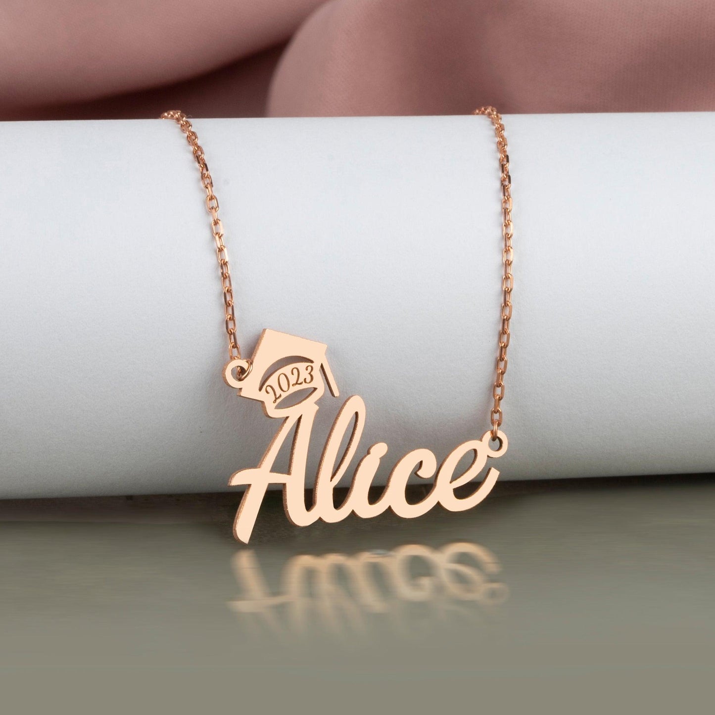 Custom Graduation Necklace, Senior 2022, Mastered Gift, PHD Gift, Graduation Gifts, Gifts for College Students, PHD Gift.
