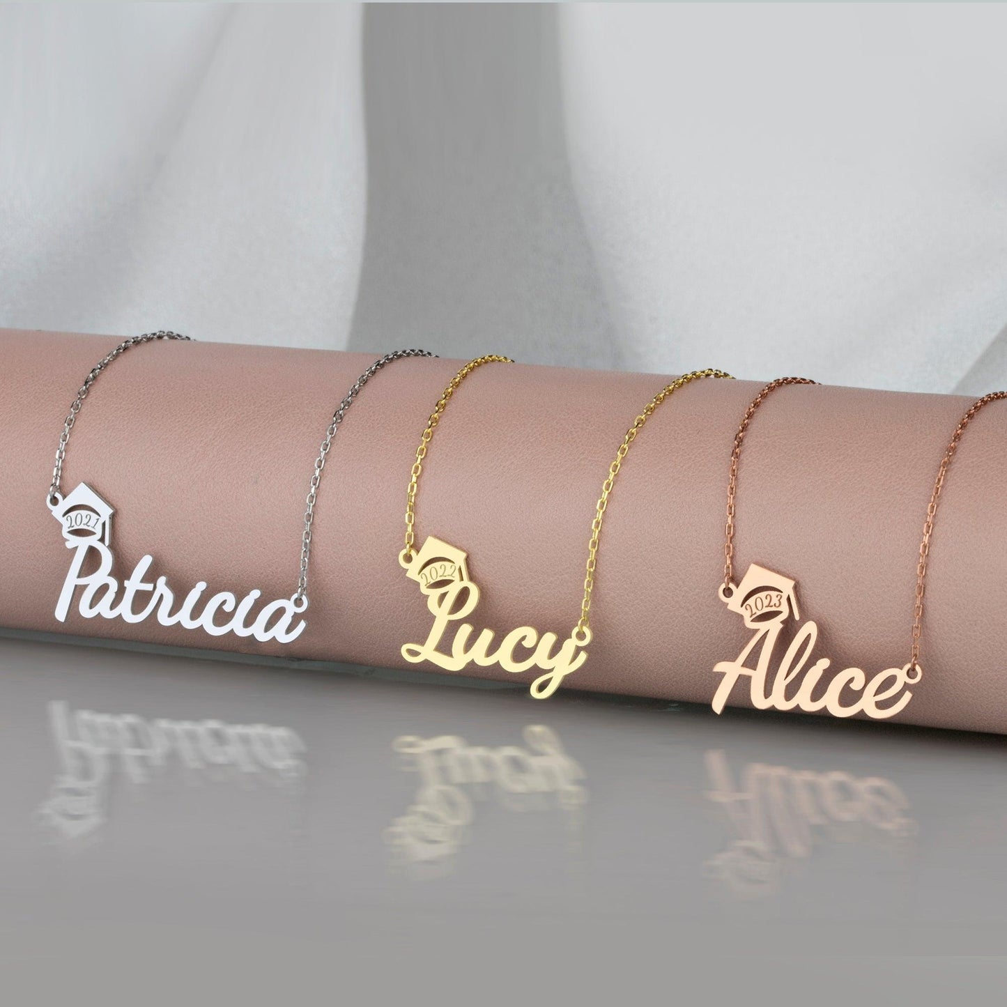Custom Graduation Necklace, Senior 2022, Mastered Gift, PHD Gift, Graduation Gifts, Gifts for College Students, PHD Gift.