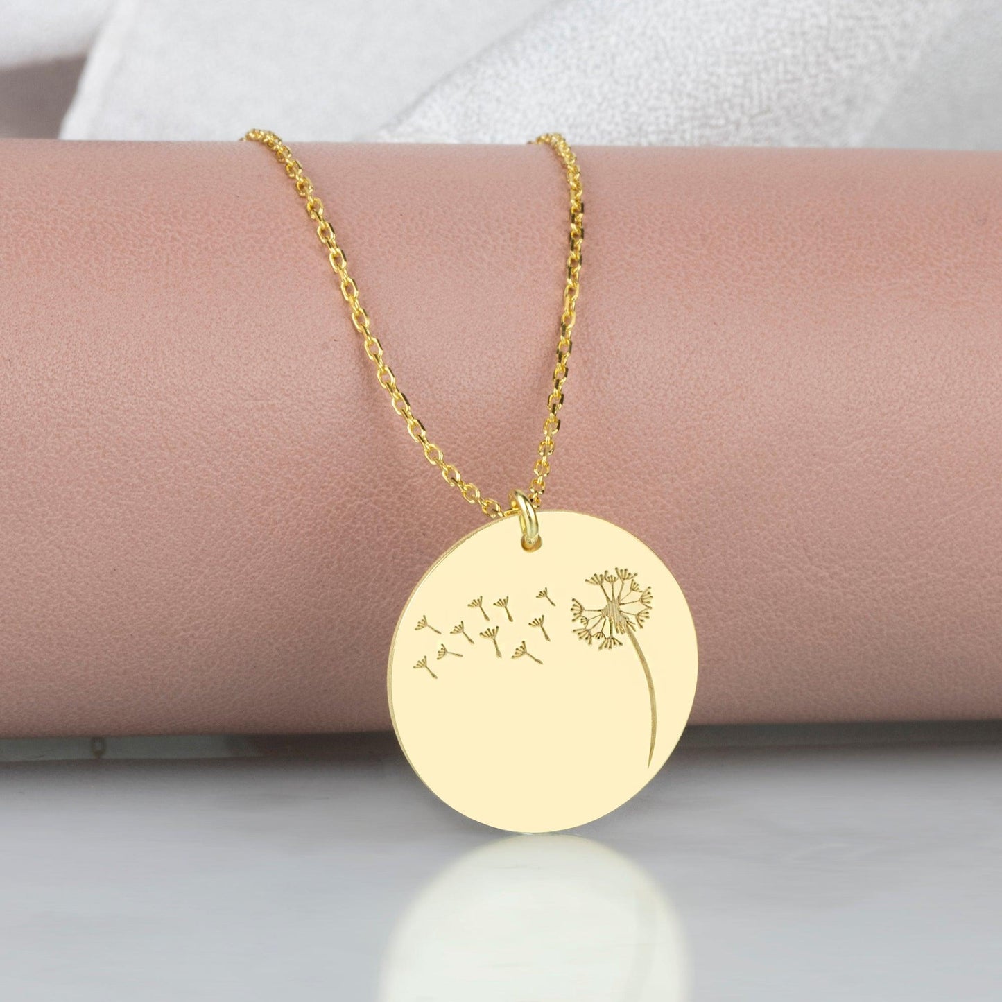 Flower Dandelion Necklace, Sterling Silver Necklace, Make a Wish Pendant, Dandelion Necklace, Dandelion Pendant, Silver Dandelion Jewellery.