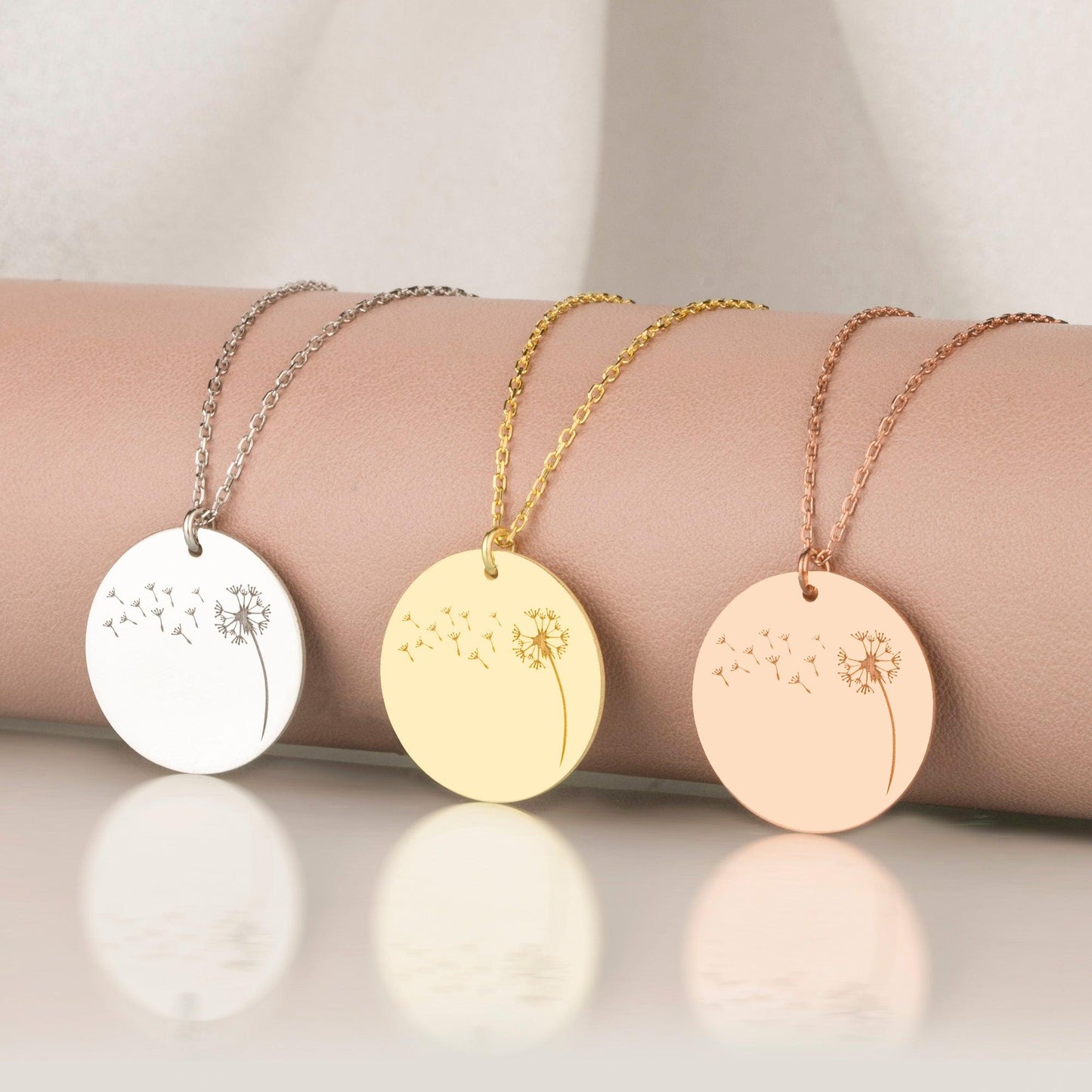 Flower Dandelion Necklace, Sterling Silver Necklace, Make a Wish Pendant, Dandelion Necklace, Dandelion Pendant, Silver Dandelion Jewellery.
