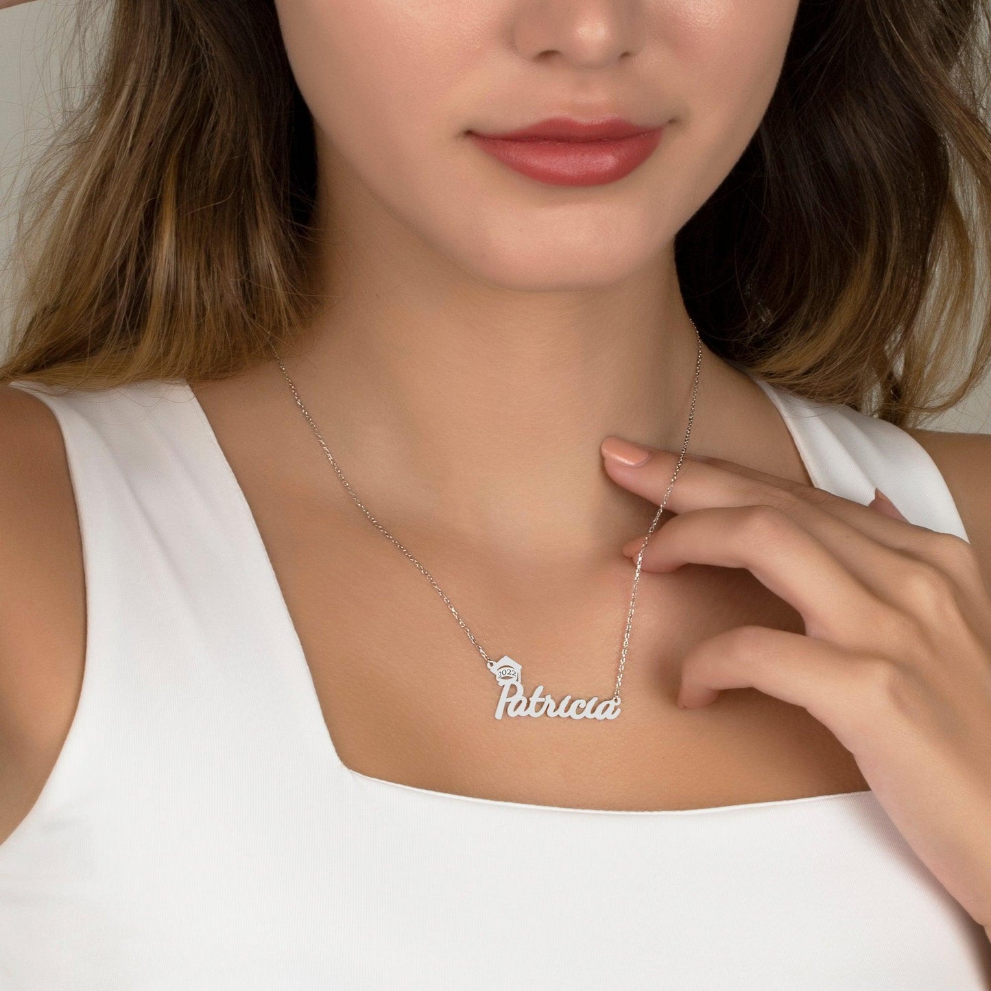 Custom Graduation Necklace, Senior 2022, Mastered Gift, PHD Gift, Graduation Gifts, Gifts for College Students, PHD Gift.
