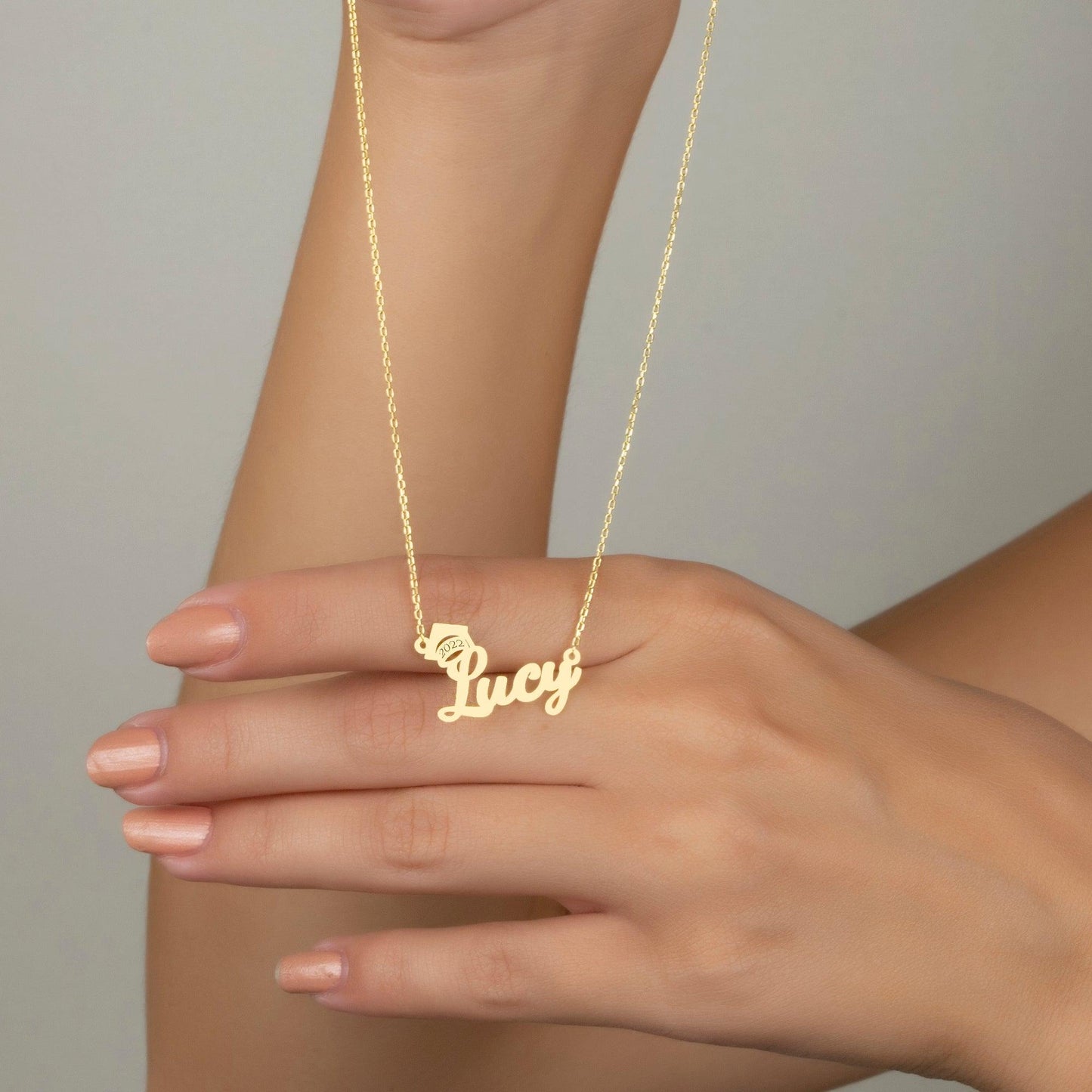 Custom Graduation Necklace, Senior 2022, Mastered Gift, PHD Gift, Graduation Gifts, Gifts for College Students, PHD Gift.