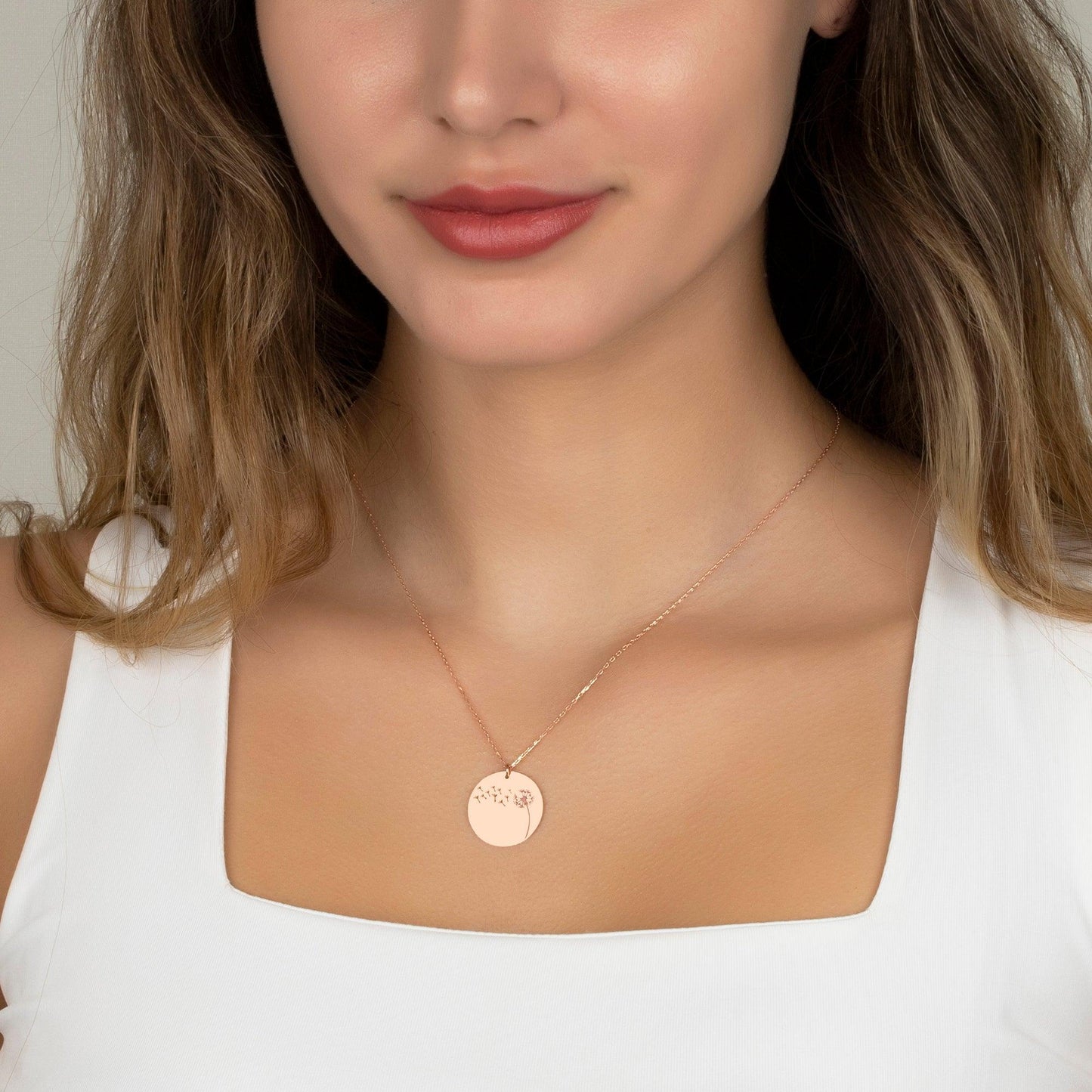 Flower Dandelion Necklace, Sterling Silver Necklace, Make a Wish Pendant, Dandelion Necklace, Dandelion Pendant, Silver Dandelion Jewellery.
