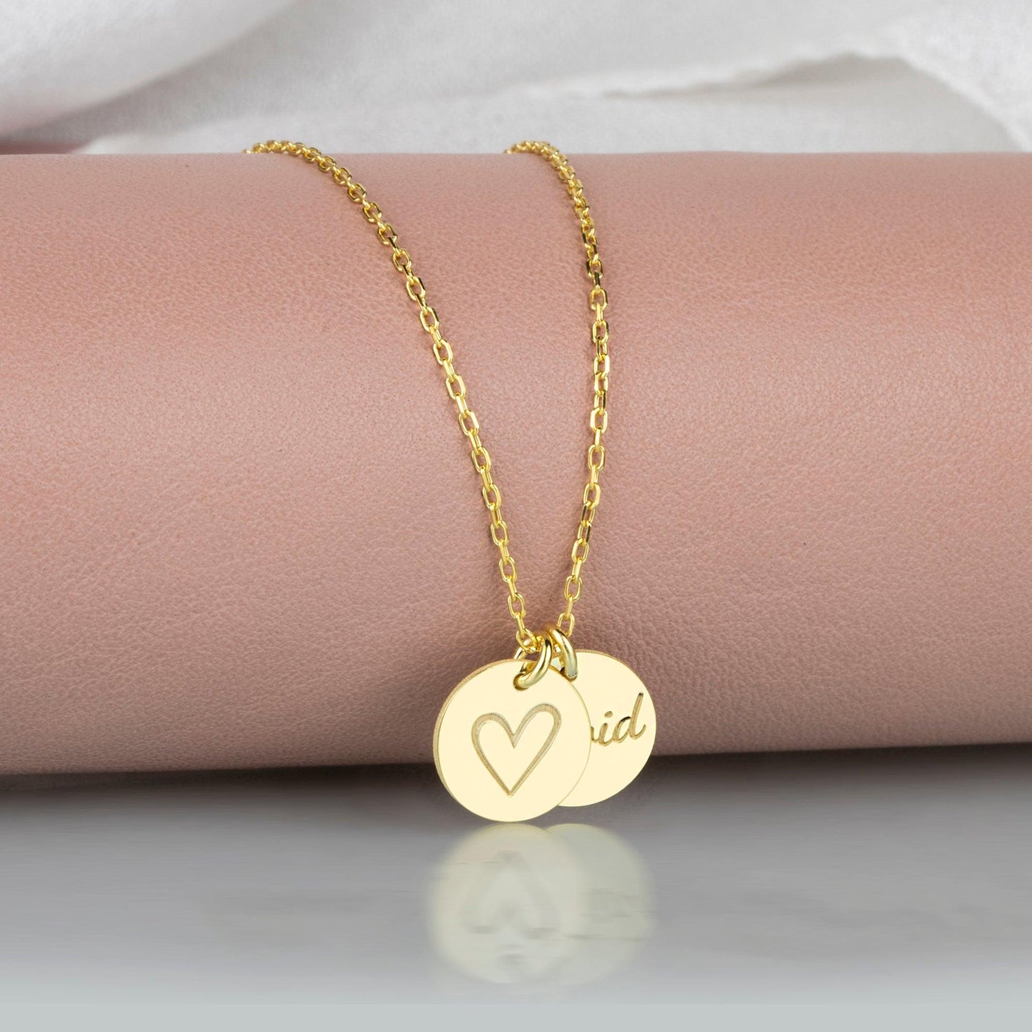 Heart Name Necklace, Valentine's Day Necklaces, silver love necklace, name pendant, love mom necklace, stamped name necklace, customized necklace.