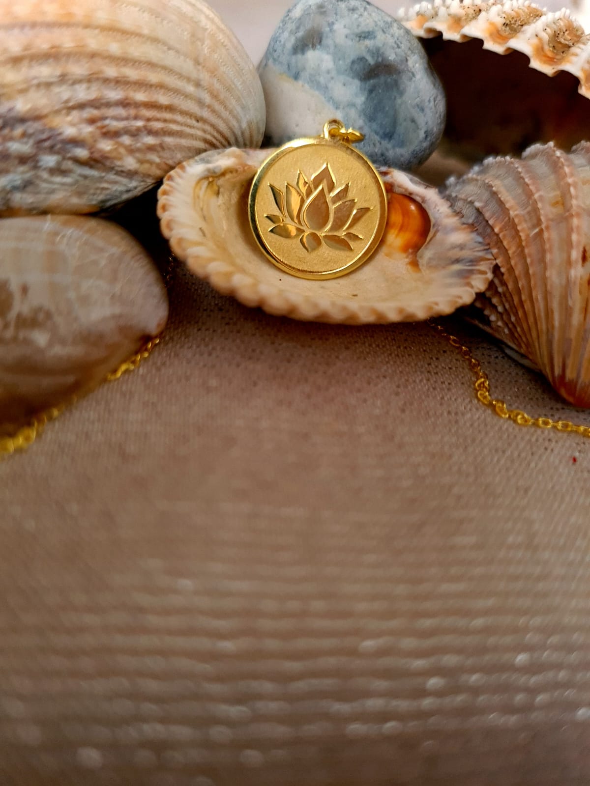 Silver Lotus Flower Pendant, Lotus Necklace, Flower Lotus Necklace, Sterling Silver Lotus Pendant - Geniune Jewellery