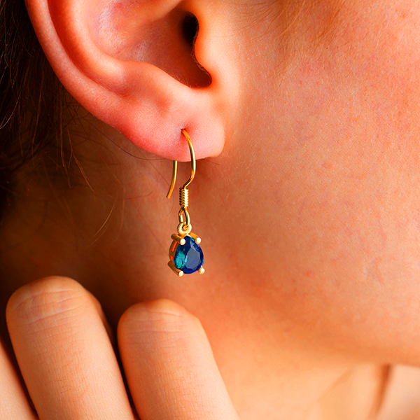 Birthstone online dangle earrings