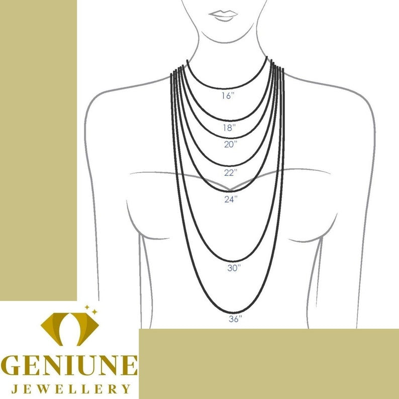 Silver Necklace Jewellery Extender, 925K Bracelet Extender, Adjustable Necklace, Extra Chain - Geniune Jewellery