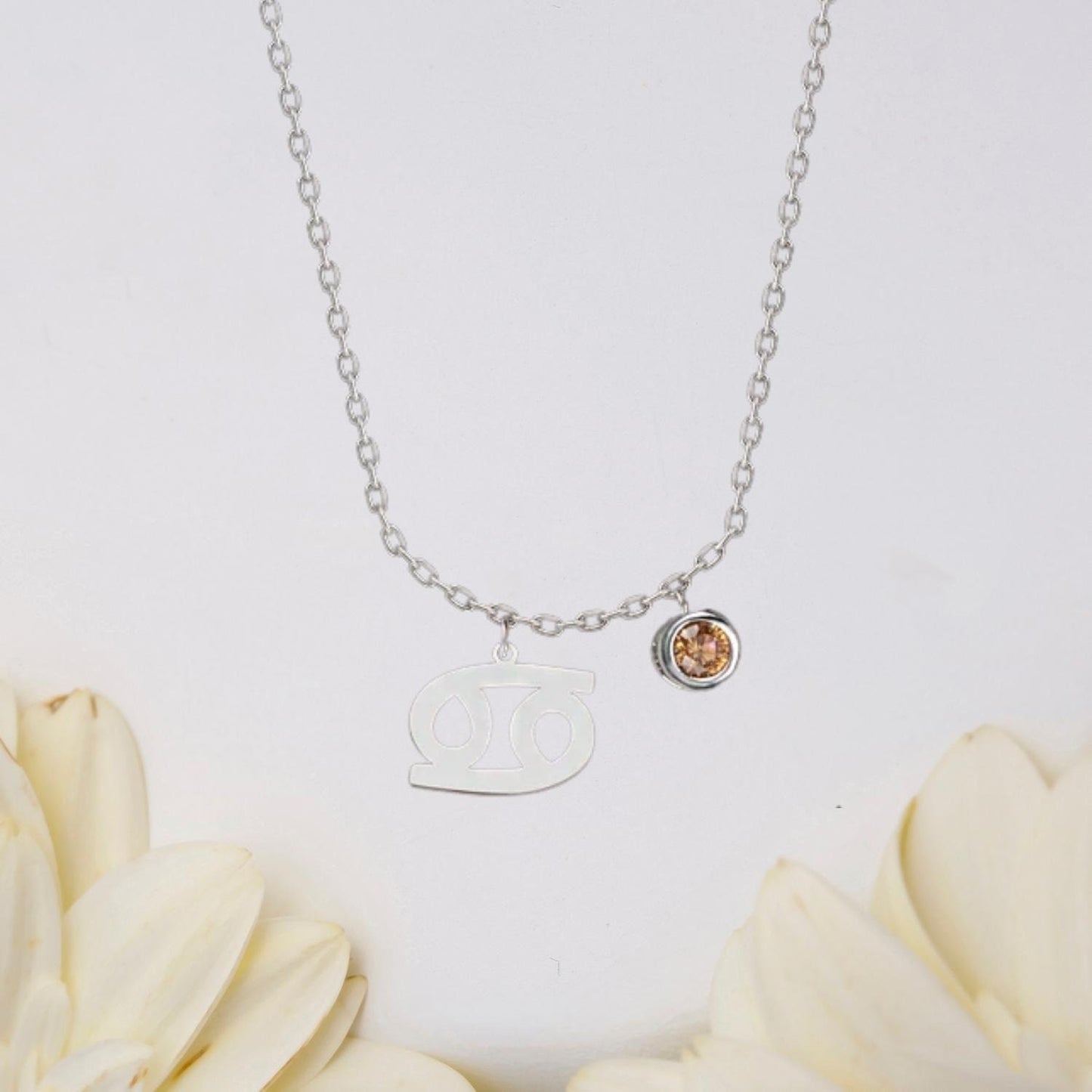 Zodiac Necklace, Birthstone Jewellery, Birthstone Necklace, Custom Birthday Gift, Personalised Astrology Birthday Gift, Horoscope Sign gift - Geniune Jewellery