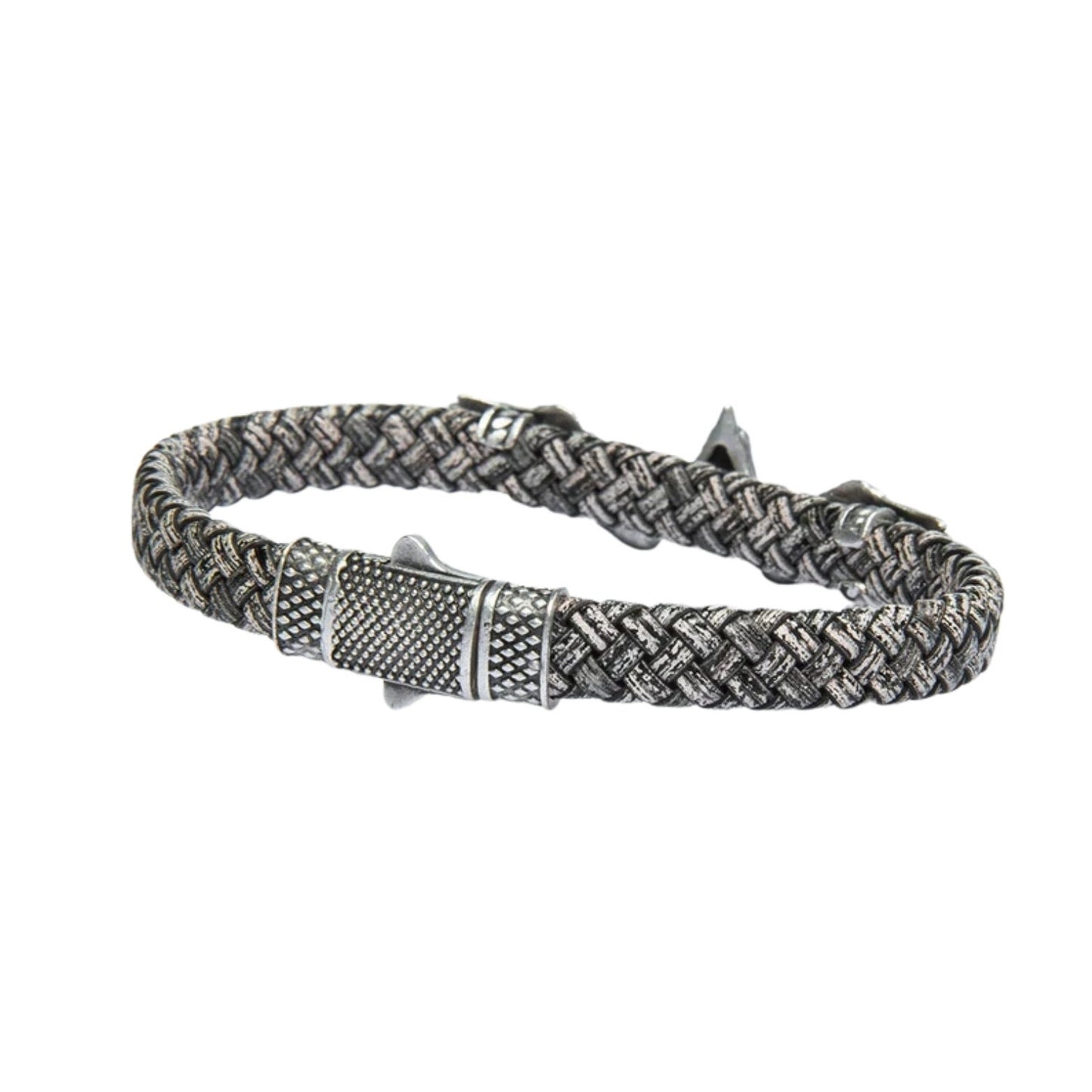 Eagle Figured Handmade Bronze Bracelet, Eagle Bronze Bracelet, Mens Bracelet, Eagle Bracelet, Grey Cord Bracelet, Valentines Day gift Him