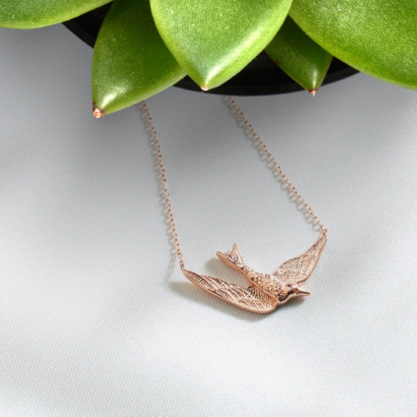 Sterling Silver Swallow Necklace, Swallow Jewelry, Bird Pendant, Bird Necklace, Ornithologist Jewelry, Bird Lover Necklace, Freedom Necklace