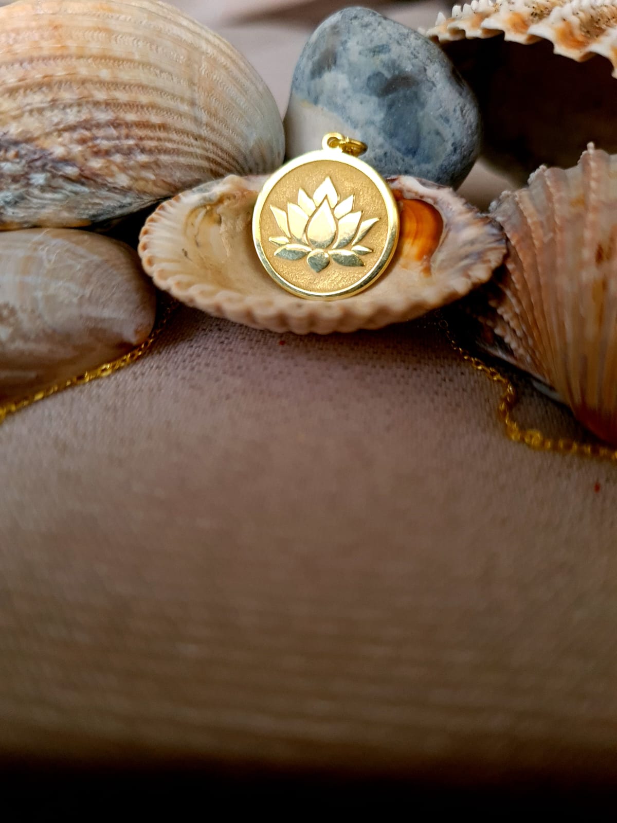 Silver Lotus Flower Pendant, Lotus Necklace, Flower Lotus Necklace, Sterling Silver Lotus Pendant - Geniune Jewellery