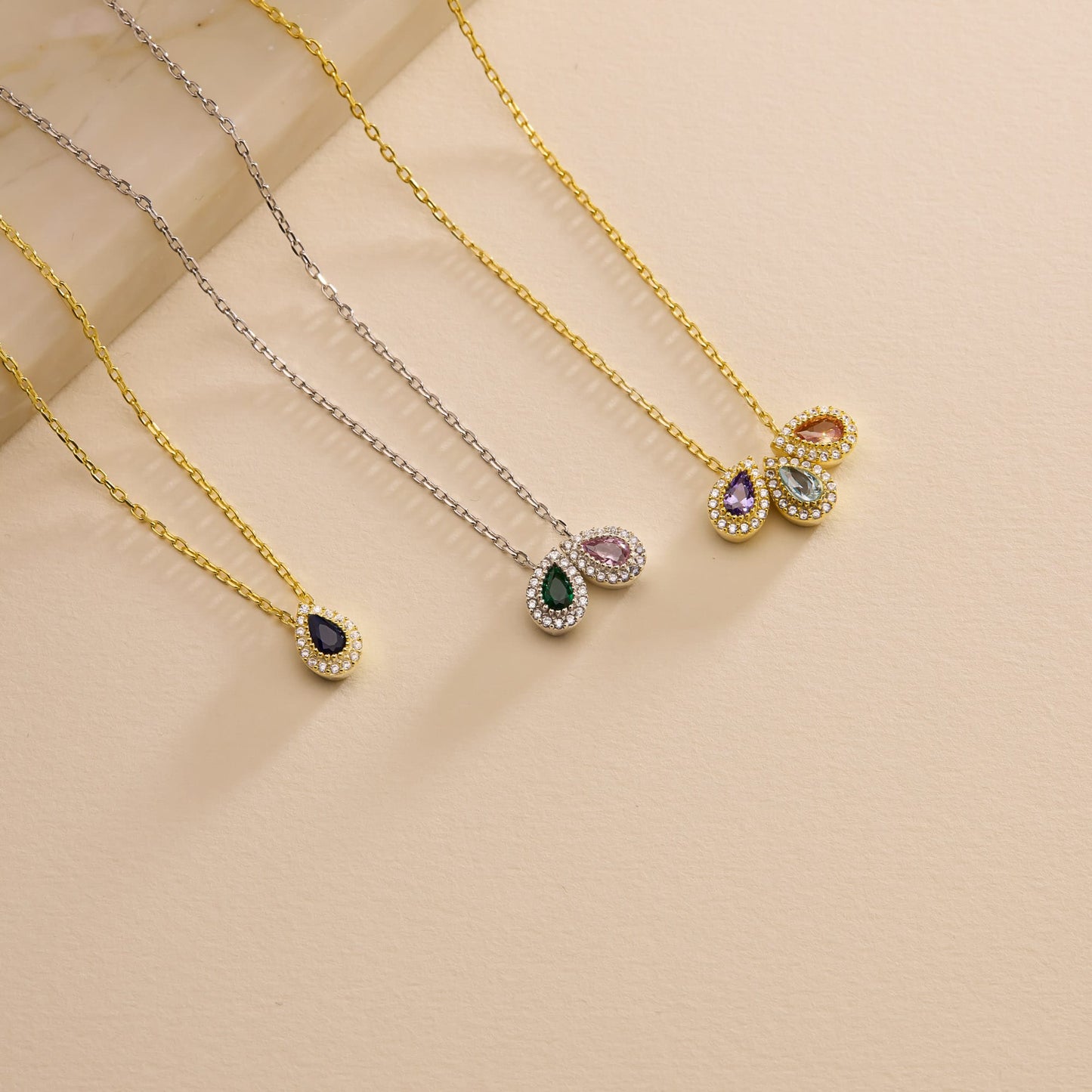 Personalized Birthstone Necklace • Design Your Necklace
