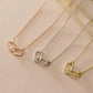 Linked Pendant Necklace • Interlocking Necklace • Forever Necklace