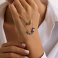Custom Multiple Birthstones Necklace • Birthstone Pendant Necklace