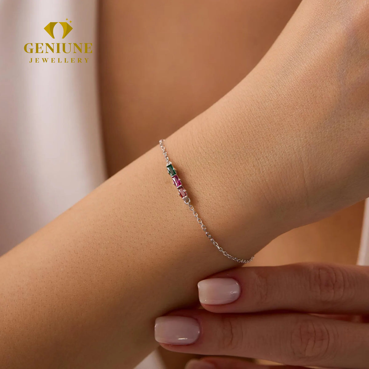 Birthstone Bracelet • Wedding Bracelet • Custom Gemstone Bracelet