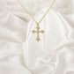 Cross Necklace, Sterling Silver Dainty Cross Pendant, Cross Necklace for Women, Christian Gifts, Small Cross Pendant, Gold Cross Necklace