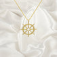 Anchor Necklace, Rudder Necklace, Ship Lover Gift, Nautical Necklace, Marine Necklace, Gift For Her, Birthday Gifts, Christmas Gifts For Her