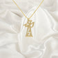 Guardian Angel Necklace, Religious Necklace, Crystal Necklace, Bridesmaid Gifts, Angel Jewellery, Valentine's Day necklace, Orphan Gift