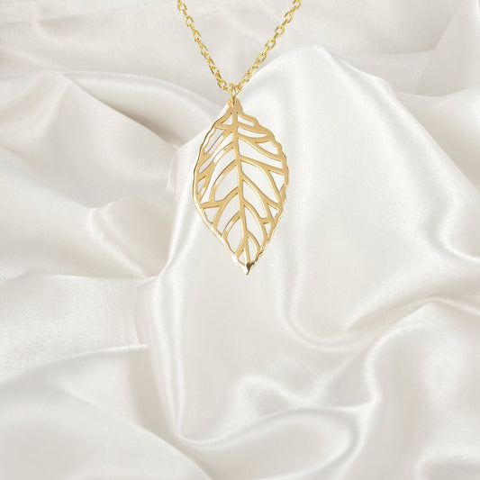 Cherry Leaf Necklace, Vegetarian Necklace, Cherry Pendant, Cherry Charm Necklace, Fruit Necklace, Dainty Necklace, Necklaces For Women
