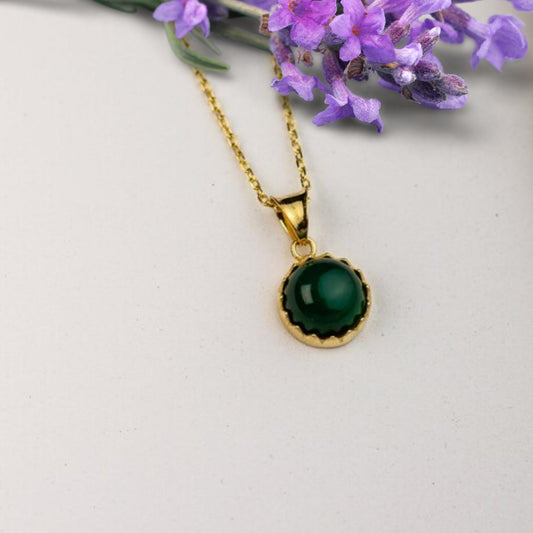 Emerald Necklace, May Birthstone Jewelry, Emerald Pendant, Tiny Silver Emerald Choker, Everyday Necklace