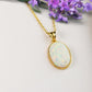 Opal Necklace, White Opal Pendant Necklace, Opal Pendant, October Birthstone Necklace, October Birth Month Necklace