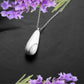 Howlite Necklace, Earthy Necklace, Anxiety Necklace, Howlite Pendant, Healing Crystal Necklace, Healing Necklace