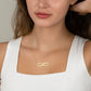 Custom Infinity Name Necklace, Personalised Infinity Necklace, Infinity Necklace with Names - Geniune Jewellery