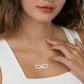 Custom Infinity Name Necklace, Personalised Infinity Necklace, Infinity Necklace with Names - Geniune Jewellery