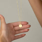 Custom Initial Date Disc Necklace, Valentine's Day, Initial necklace, Mama Necklace, Minimalist necklace, love necklace.