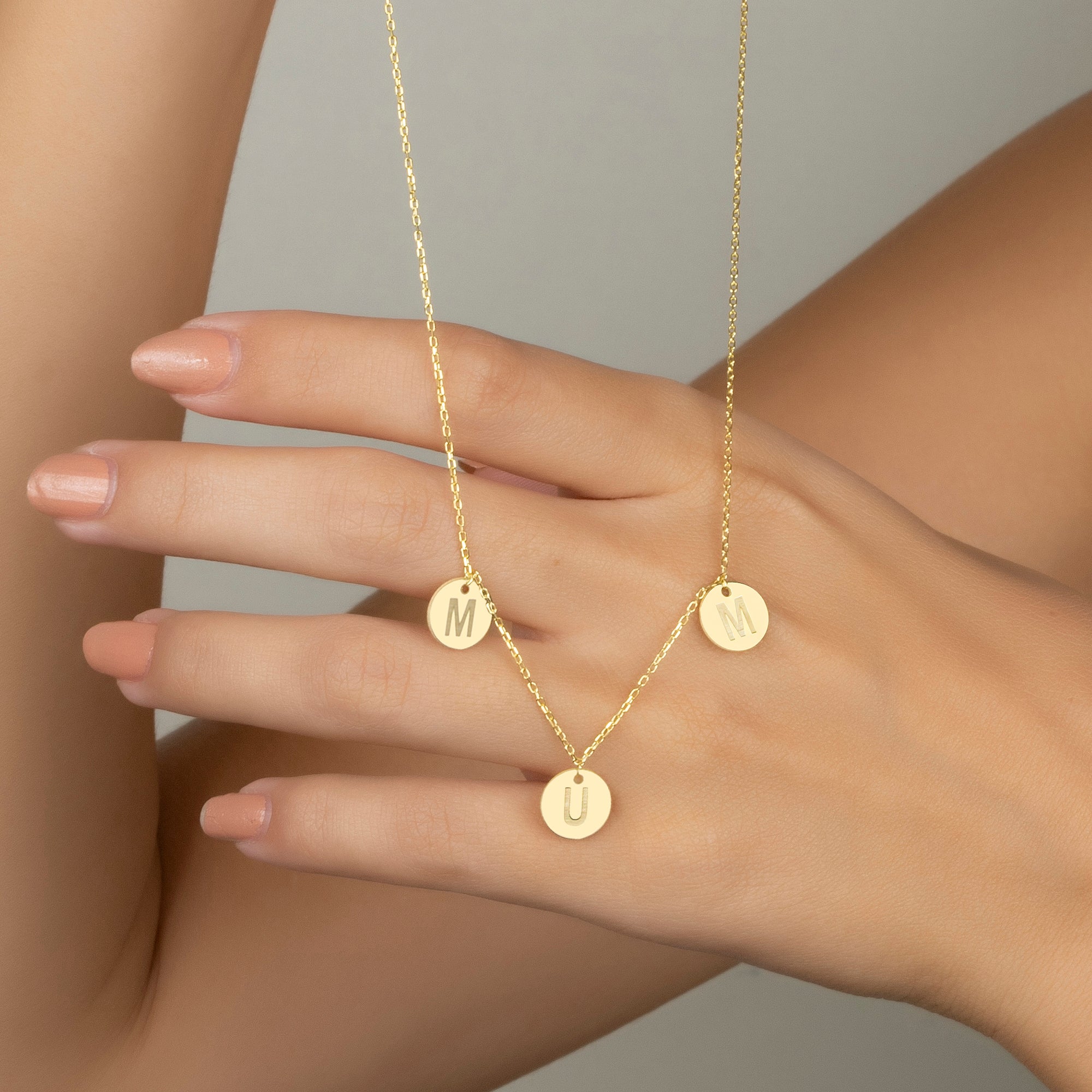 Custom Initial Necklace | Monogram | Best Friend Necklaces For 2 – Digital  Dress Room