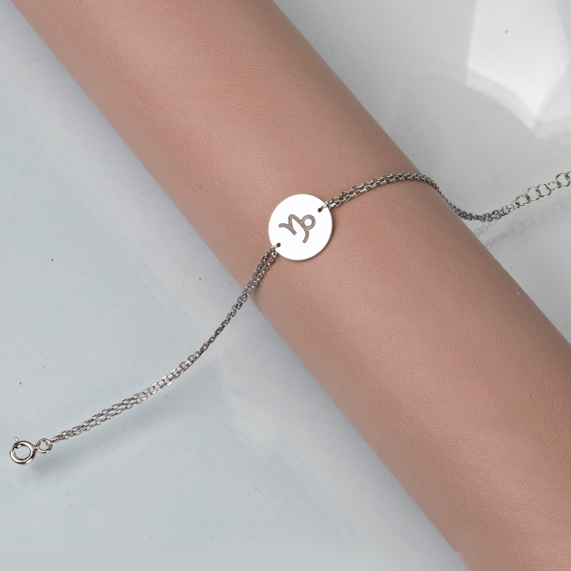 Silver Zodiac Bracelet, Minimalist Constellation Bracelet, Engraved Zodiac, Custom Birthday Gift - Geniune Jewellery