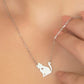 Cat Necklace, Animal Lover Necklace, Animal Lover Gift, birthday Gift, Kitty Necklace - Geniune Jewellery