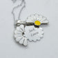 Daisy Pendant, Daisy Necklace, Daisy Silver Flower Necklace for Women, 925 Sterling Silver, Birthday Present.