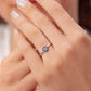 Adjustable Sterling Silver Evil Eye Ring, Protection Ring for Her, Good Luck Ring, Cz Stones Evil Eye Ring, Stackable Cz Ring, gift for BFF