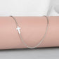 Cross Bracelet, Dainty Cross Bracelet, Religious Bracelet, Tiny Cross Bracelet