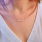 Personalise Name Necklace, Dainty Custom Jewellery, Silver Name Necklace, Girlfriend Wedding Pendant - Geniune Jewellery