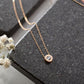 Solitaire Necklace, Silver Solitaire, Black Friday Sale, Necklace For Women, Gift For Her, Gift For Women, Birthday Gift.