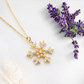 Snowflake Necklace, Mothers Day, Silver Snowflake Pendant, Winter Necklace, Winter Symbol Necklace - Geniune Jewellery